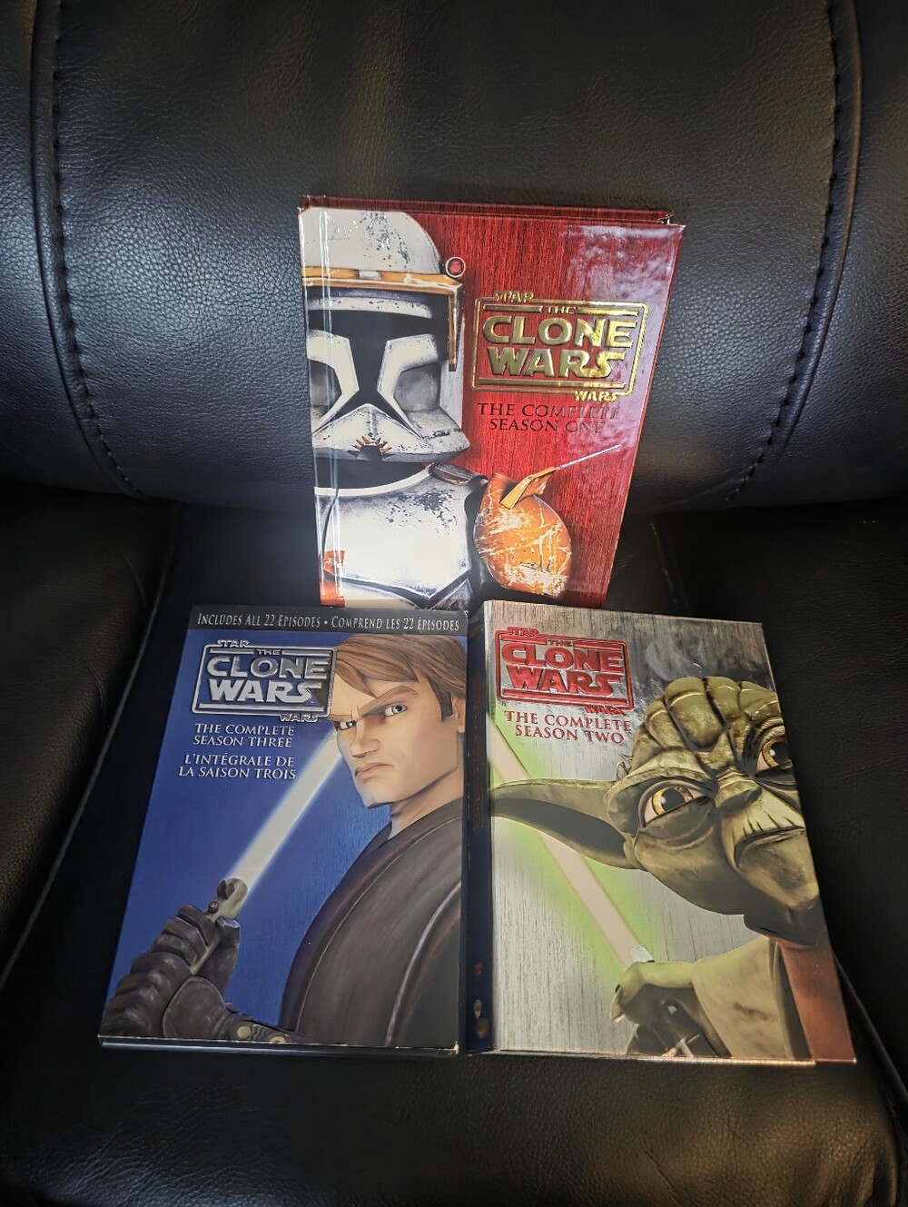 Star Wars The Clone Wars Animated Series Season One ,Two and Three